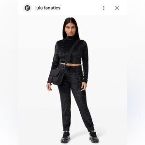 Lululemon Crushed Velvet Set Size 4